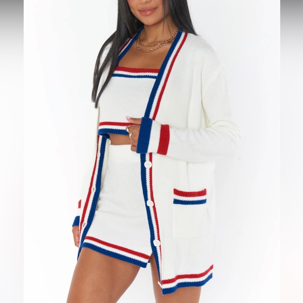 Show Me Your Mumu | Lambert Cardigan {USA Stripe Knit}